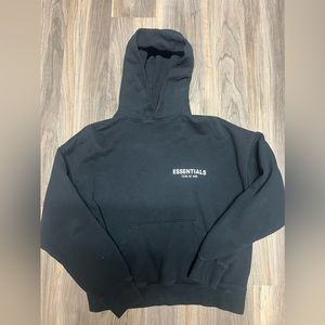 Black Essentials Hoodie